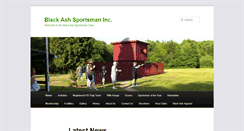 Desktop Screenshot of blackashsportsman.org