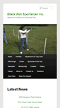 Mobile Screenshot of blackashsportsman.org