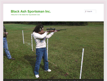 Tablet Screenshot of blackashsportsman.org